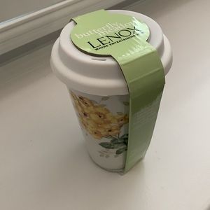 Lenox Butterfly Meadow thermal travel mug.